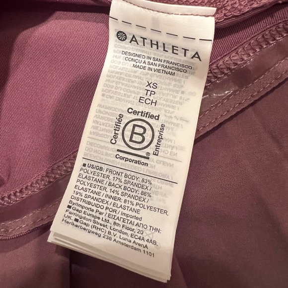 ATHLETA | Advantage Skort Jupe-Short Advantage XS Mauve - Picture 6 of 9